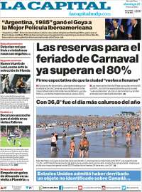 Portada de Diario La Capital - Mar del Plata (Argentine)