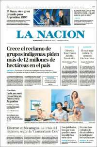 Portada de La Nación (Argentine)