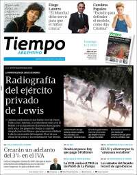 Portada de Tiempo Argentino (Argentine)