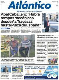 Portada de Atlántico Diario (Spain)