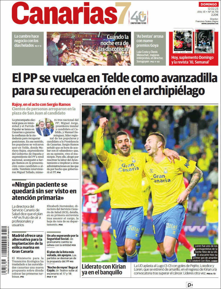 Portada de Canarias 7 (Spain)