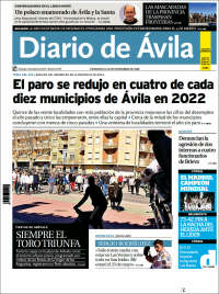 Portada de Diario de Ávila (Spain)