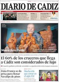 Portada de Diario de Cádiz (Spain)