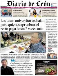 Portada de Diario de León (Spain)