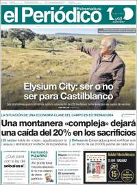 Portada de El Periódico de Extremadura (Spain)