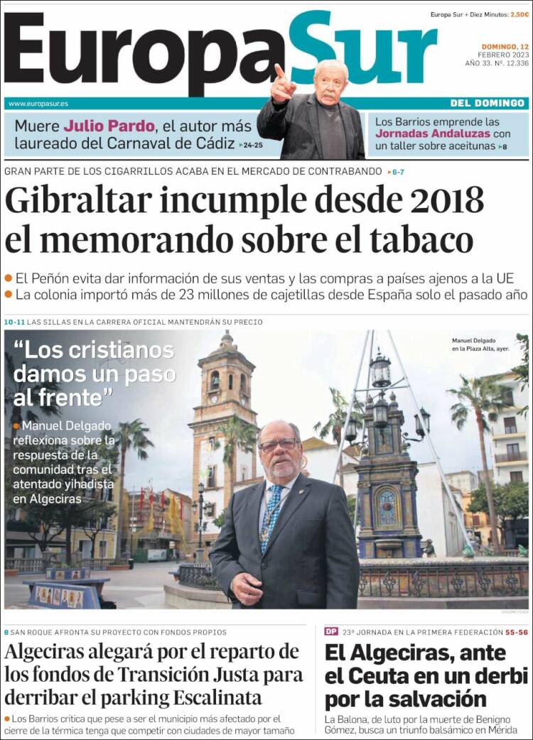 Portada de Europa Sur (Spain)