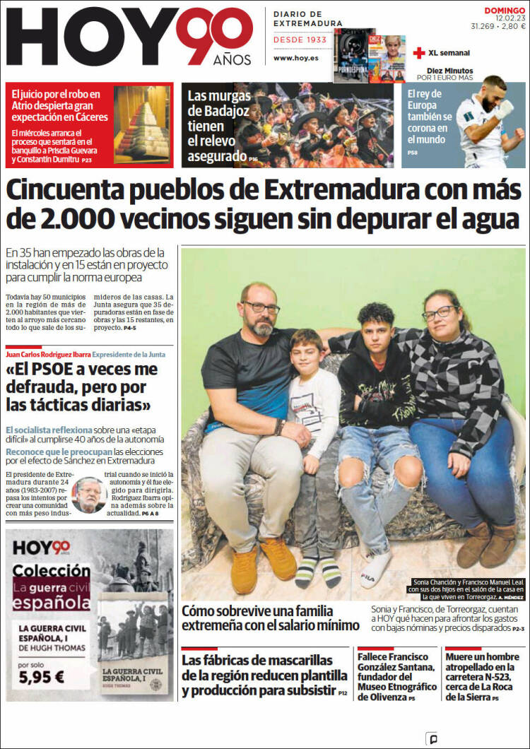 Portada de Hoy - Badajoz (Spain)