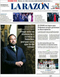 Portada de La Razón (Spain)