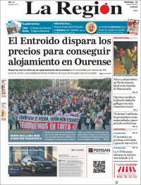 Portada de La Región de Ourense (Spain)