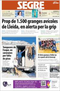 Portada de Segre (Spain)