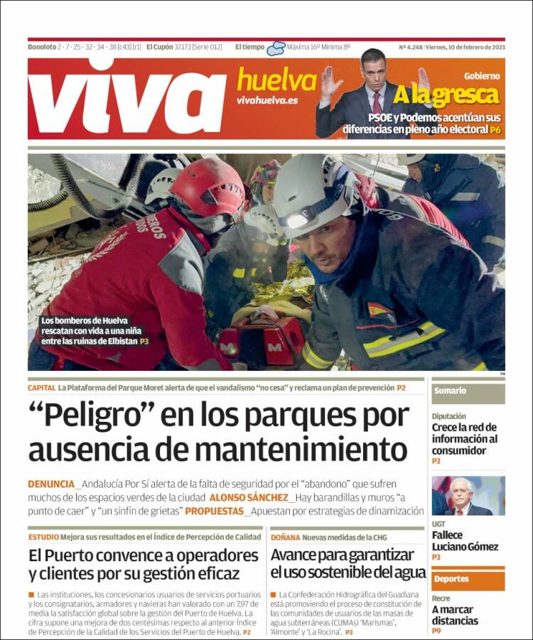 Portada de Viva Huelva (Spain)