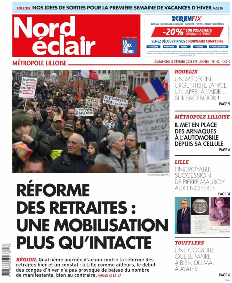 Portada de Nord Éclair (Francia)