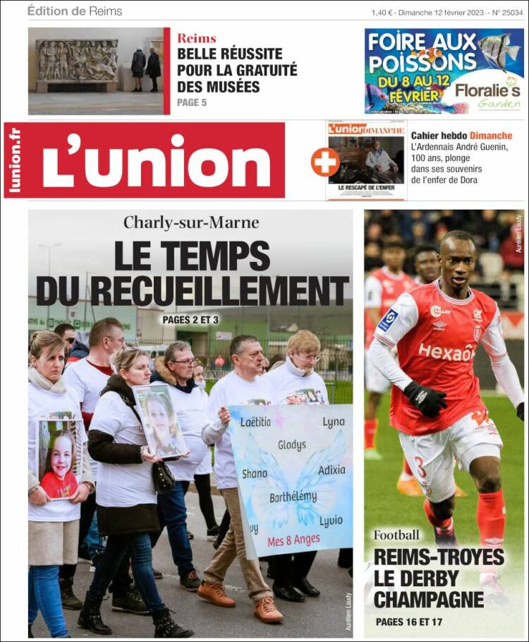 Portada de L'Union (Francia)