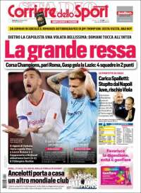 Portada de Corriere dello Sport (Italia)