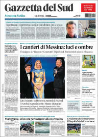 Portada de Gazzetta del Sud (Italia)