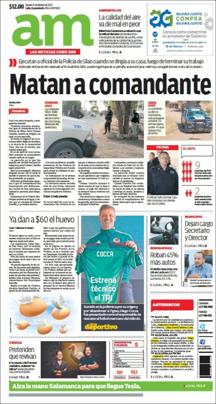 Portada de Al Día A.M. (M&eacute;xico)