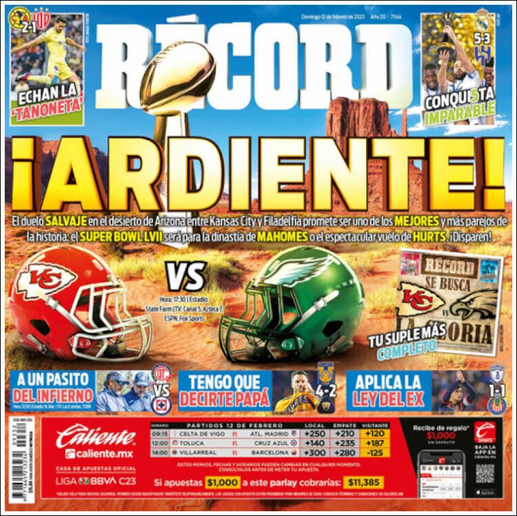 Portada de Record (México)