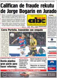 Portada de ABC Color (Paraguay)