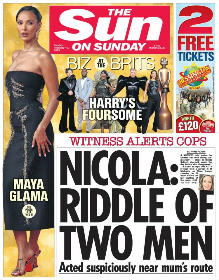 Portada de The Sun (Reino Unido)