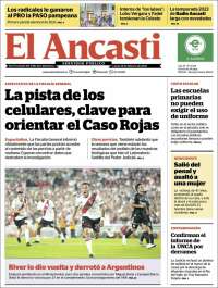 Portada de El Ancasti (Argentina)