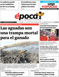 Portada de Diario Época (Argentina)