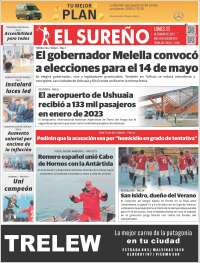 Portada de Diario El Sureño (Argentina)