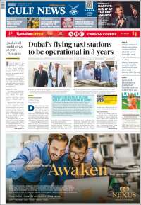 Portada de Gulf News (Asie-Pacifique)