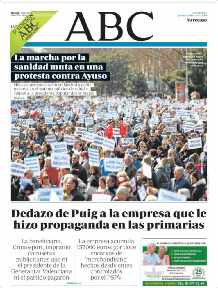 Portada de ABC (Spain)