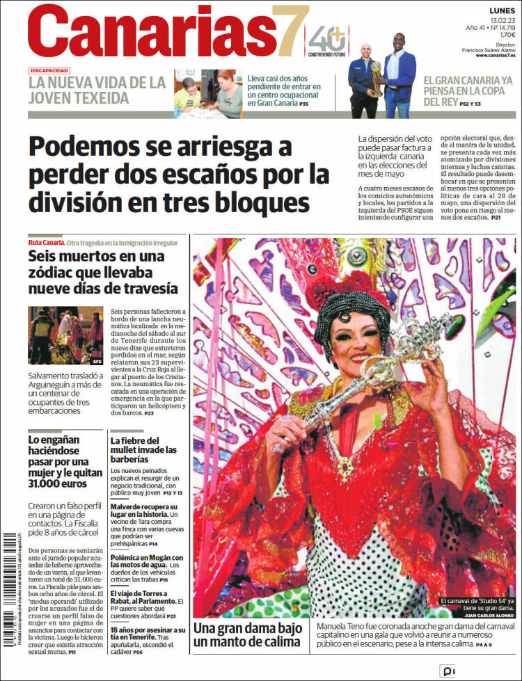 Portada de Canarias 7 (Spain)