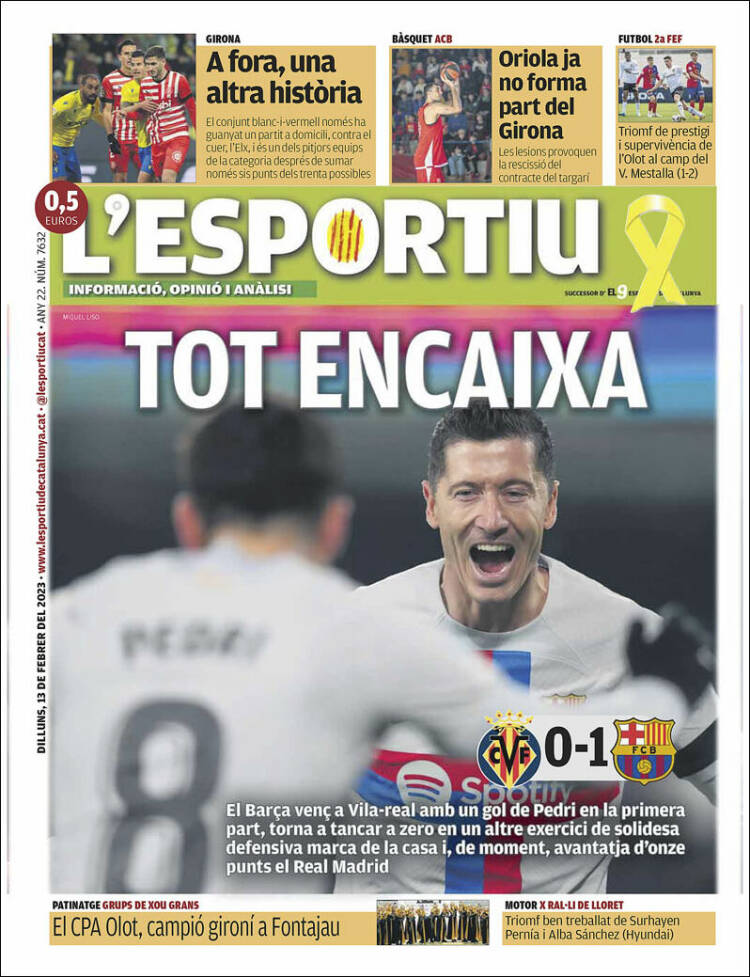 Portada de L'Esportiu : Girona (Spain)