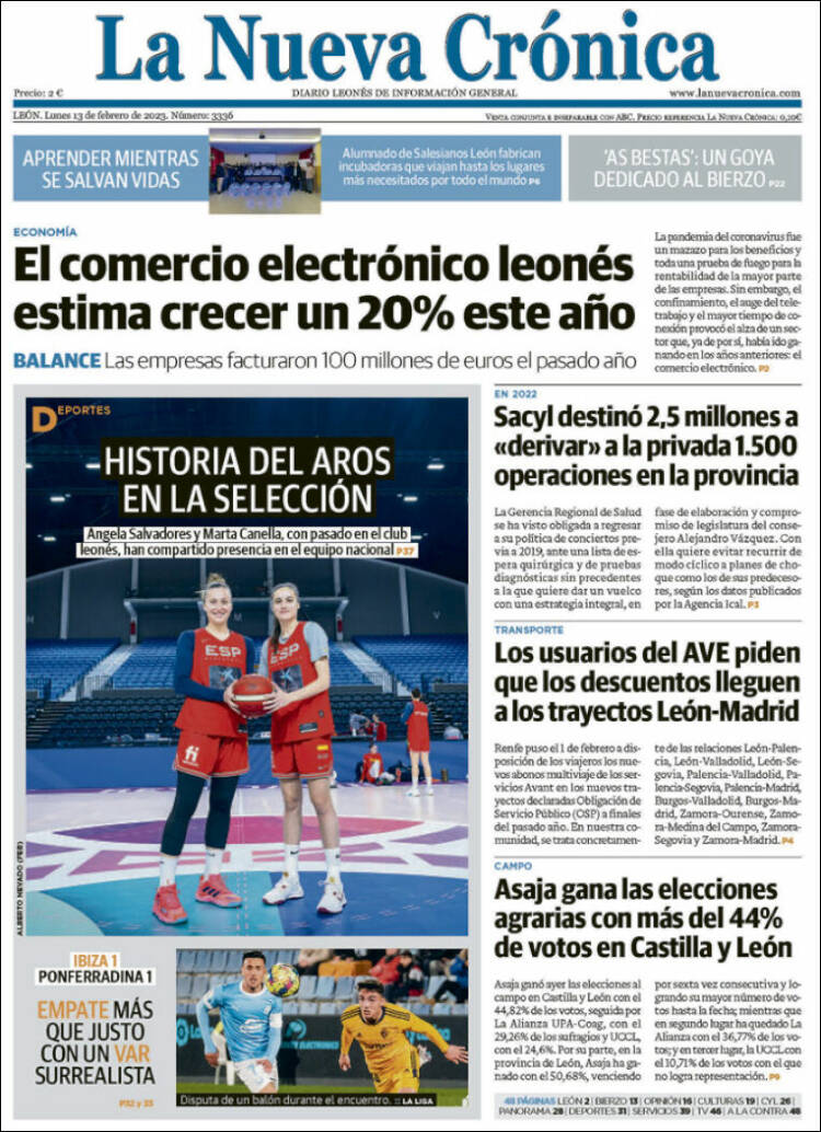 Portada de La Nueva Crónica (Spain)