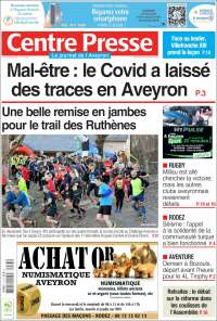 Portada de Centre Presse (France)