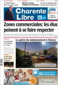 Portada de Charente Libre (France)