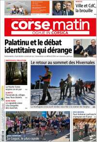 Portada de Corse-Matin (France)