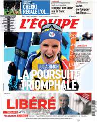 Portada de L'Equipe (France)