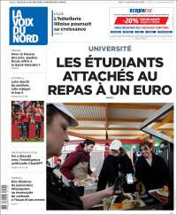 Portada de La Voix du Nord (France)