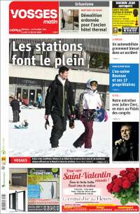 Portada de Vosges Matin (France)