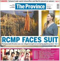 Portada de The Province (Canadá)