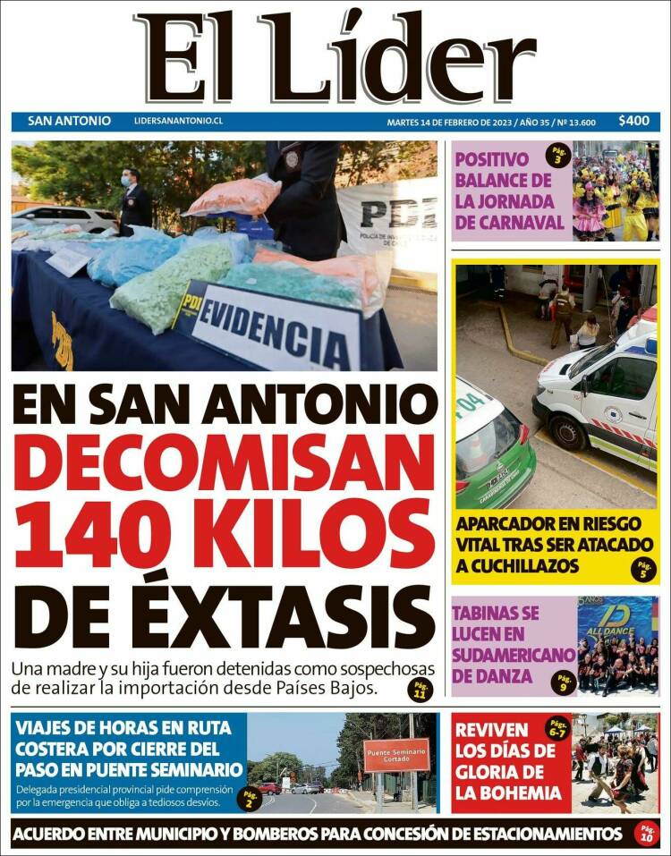 Portada de Lider de San Antonio (Chile)
