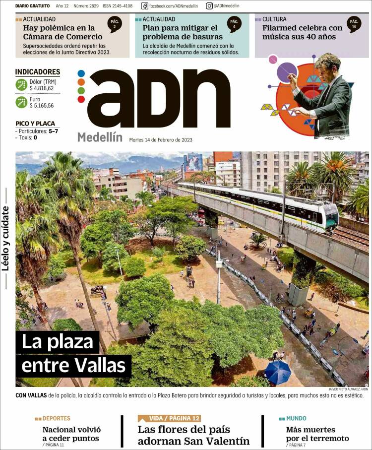 Portada de ADN - Medellín (Colombia)