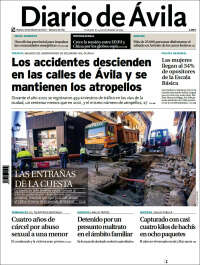 Portada de Diario de Ávila (España)