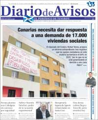 Portada de Diarios de Avisos (España)