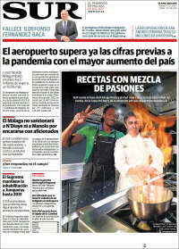 Portada de Diario el Sur (España)