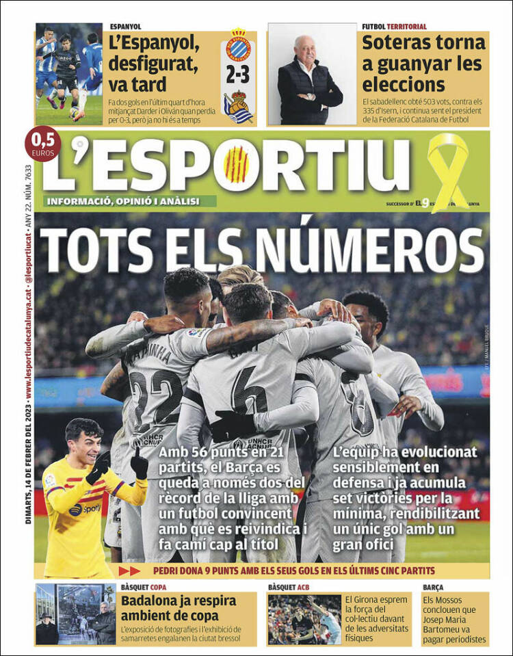 Portada de L'Esportiu (España)