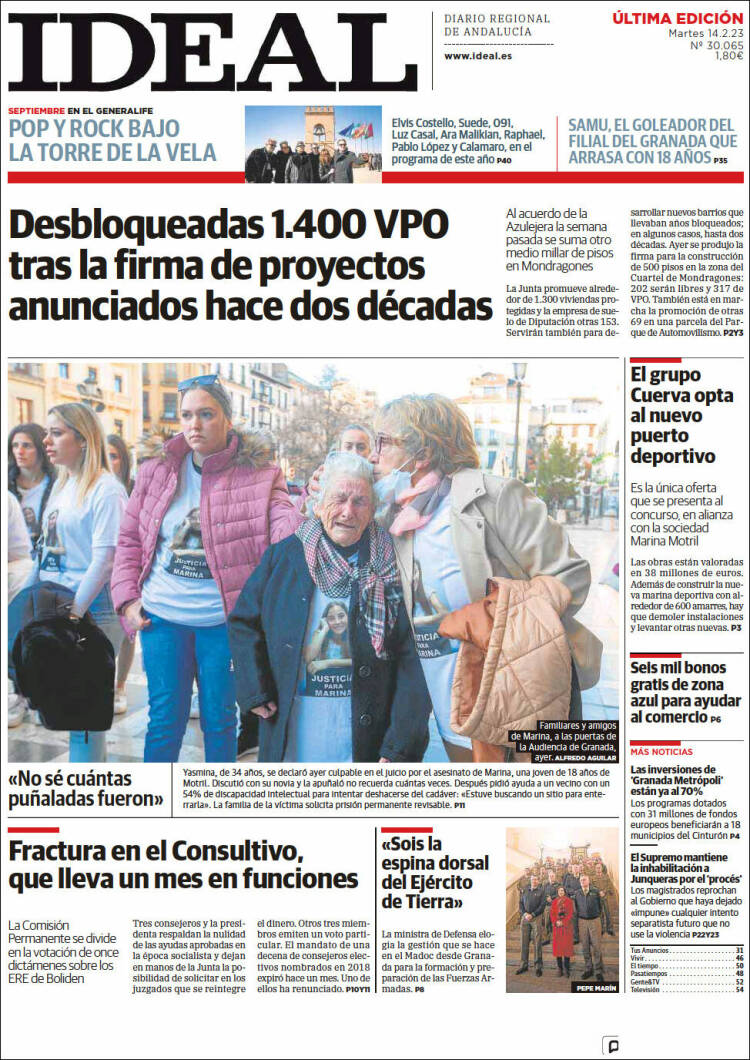 Portada de Ideal (España)