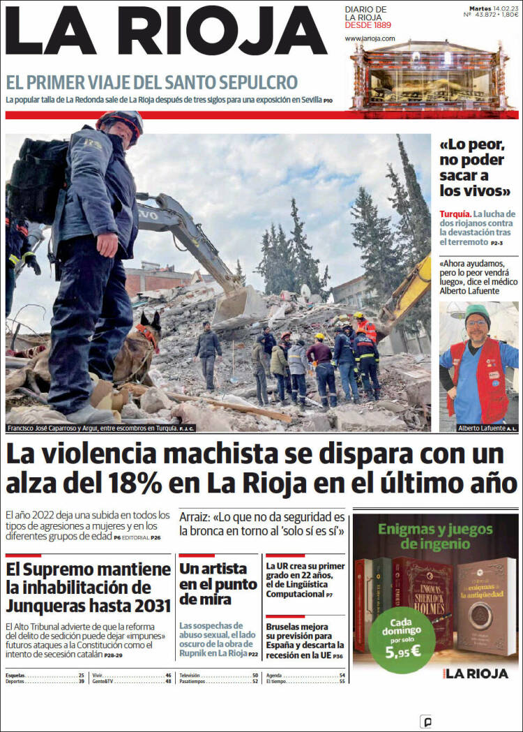 Portada de La Rioja (España)