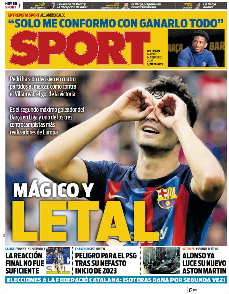 Portada de Sport (España)