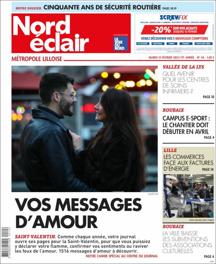 Portada de Nord Éclair (Francia)