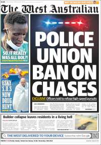 Portada de The West Australian (Australia)