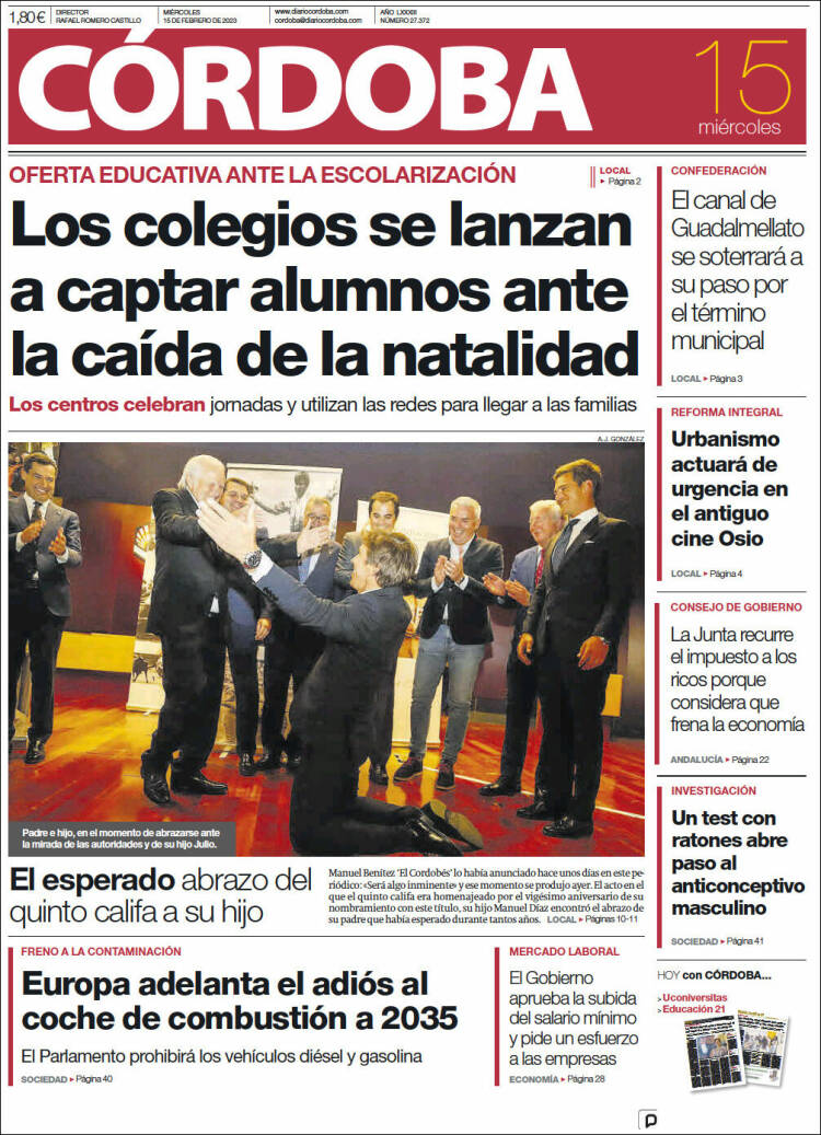 Portada de Diario de Córdoba (España)